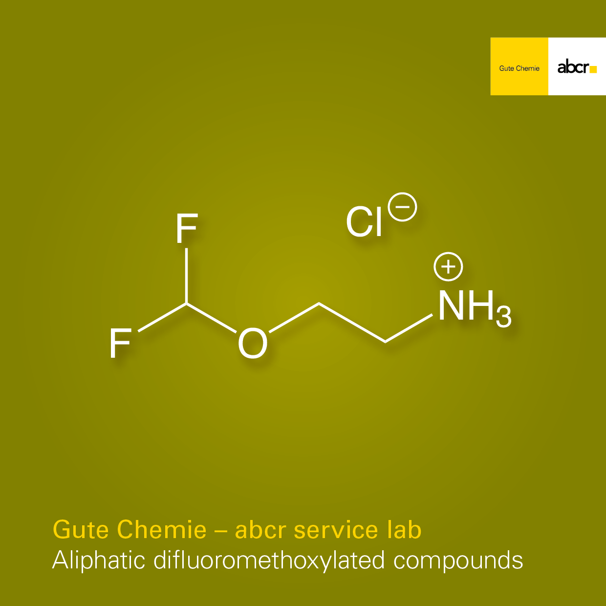 Aliphatic difluoromethoxylated compounds - abcr service lab