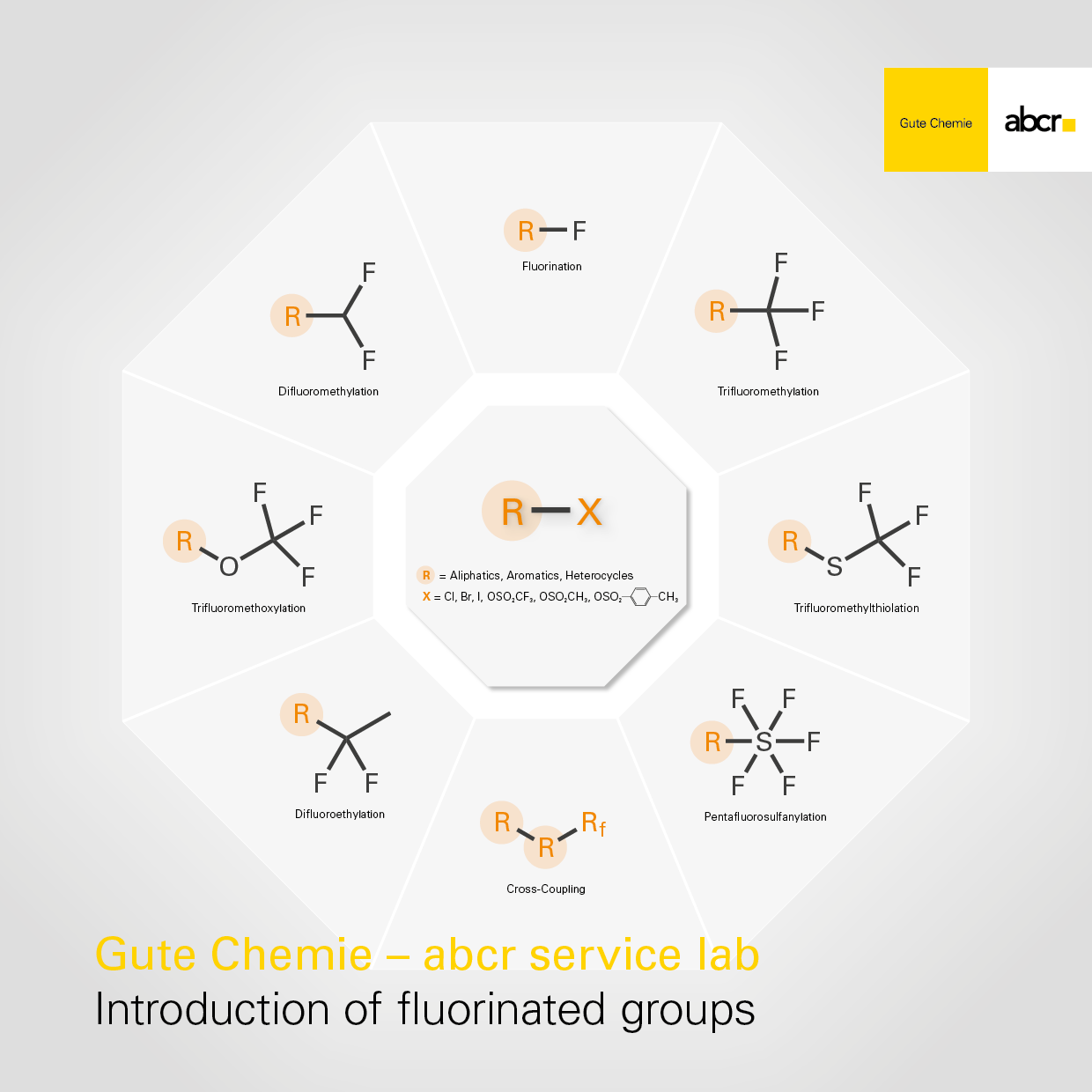 Introduction of fluorinated groups