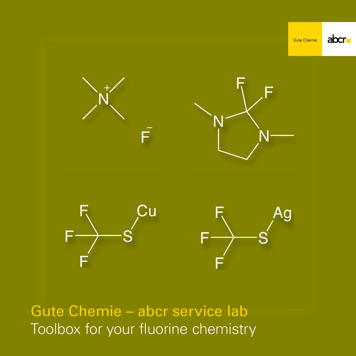 Toolbox for your fluorine chemistry - abcr service lab