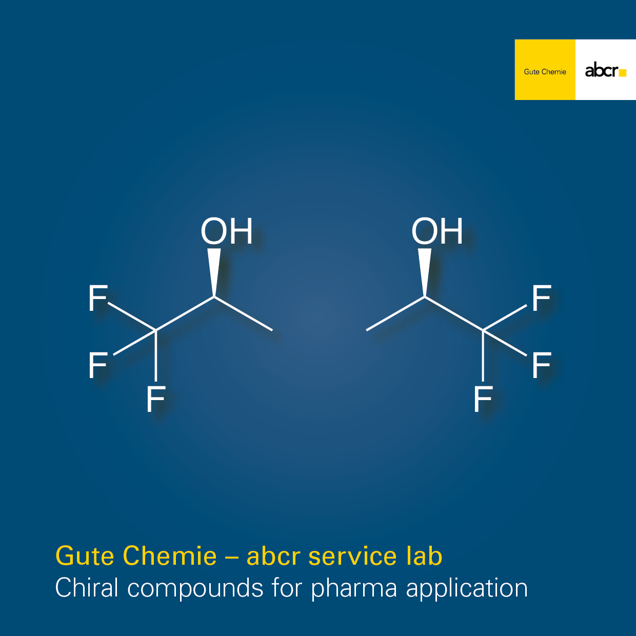 Chiral compounds for pharma application - abcr service lab