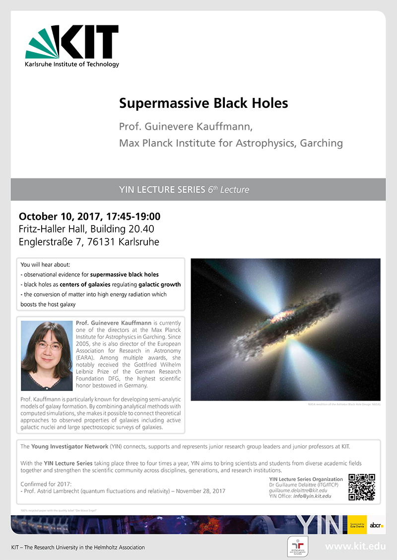 Supermassive Black Holes – Prof. Guinevere Kauffmann