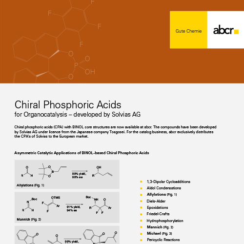 abcr Chiral Phosphoric Acids Flyer